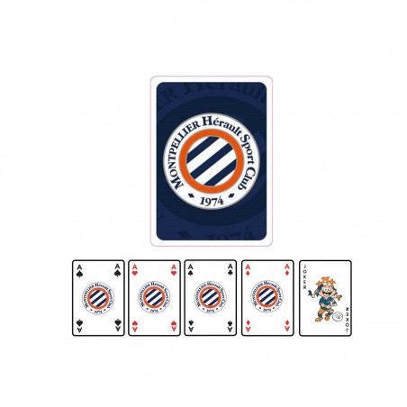 6 Cartes Joueurs MHSC Montpellier Années 90 – Lot Collector